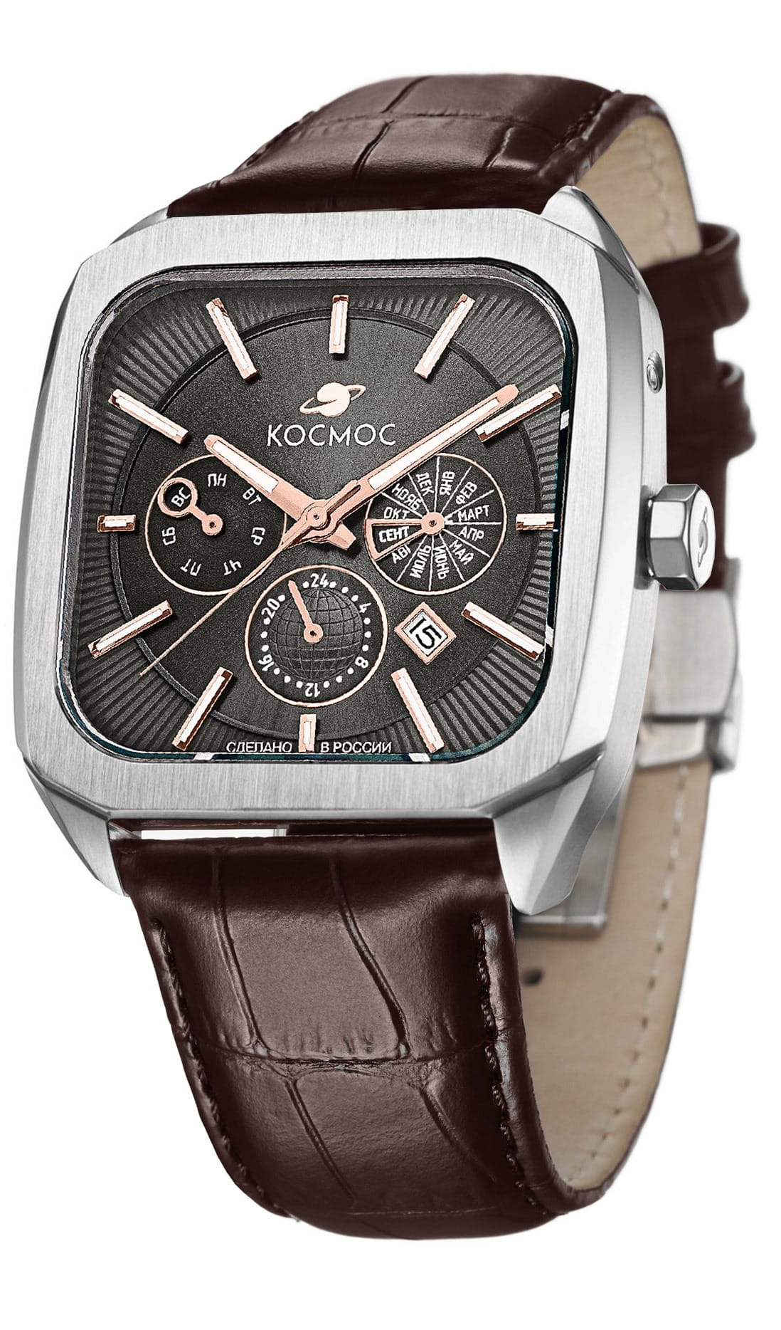 Космос Космос Марсоход II K 219.12.34 , наручные мужские часы фото под углом